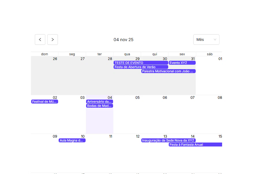 Calendário
